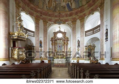 "Interior of the Baroque Holy Trinity Church in Kappl, near Waldsassen, Bavaria, Germany, Europe" View Large Photo Image Stock Image - "Interior of the Baroque Holy Trinity Church in Kappl, near Waldsassen, Bavaria, Germany, Europe". Fotosearch