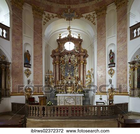 "Interior of the Baroque Holy Trinity Church in Kappl, near Waldsassen, Bavaria, Germany, Europe" View Large Photo Image Stock Image - "Interior of the Baroque Holy Trinity Church in Kappl, near Waldsassen, Bavaria, Germany, Europe". Fotosearch
