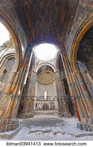 "Interior of the Cathedral of Ani, former Armenian capital Ani, Kars, Silk Route, Eastern Anatolia Region, Anatolia, Turkey, Asia" View Large Photo Image Stock Image - "Interior of the Cathedral of Ani, former Armenian capital Ani, Kars, Silk Route, Eastern Anatolia Region, Anatolia, Turkey, Asia". Fotosearch