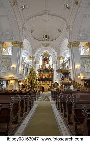 "Interior of the church Saint Michaelis at Christmas time, Hamburg, Hamburg, Germany, Europe" View Large Photo Image Stock Photo - "Interior of the church Saint Michaelis at Christmas time, Hamburg, Hamburg, Germany, Europe". Fotosearch