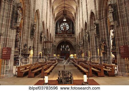 "Interior of the Gothic Lorenzkirche church or St. Lawrence's church, Nuremberg, Middle Franconia, Bavaria, Germany, Europe" View Large Photo Image Stock Photograph - "Interior of the Gothic Lorenzkirche church or St. Lawrence's church, Nuremberg, Middle Franconia, Bavaria, Germany, Europe". Fotosearch