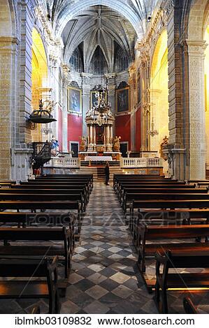 "Interior of the Priory Church, El Puerto de Santa Maria, Cadiz province, Andalusia, Spain, Europe" View Large Photo Image Stock Image - "Interior of the Priory Church, El Puerto de Santa Maria, Cadiz province, Andalusia, Spain, Europe". Fotosearch