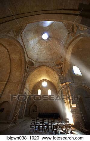 "Interior of the Romanesque Cistercian Abbey of Notre Dame of Senanque, 1148, near Gordes, Provence-Alpes-Cote d’Azur, France, Europe" View Large Photo Image Stock Image - "Interior of the Romanesque Cistercian Abbey of Notre Dame of Senanque, 1148, near Gordes, Provence-Alpes-Cote d’Azur, France, Europe". Fotosearch