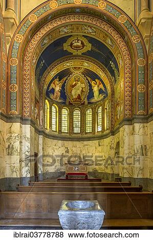 "Interior of the votive chapel, memorial to King Ludwig II of Bavaria, Berg am Starnberger See, Upper Bavaria, Bavaria, Germany, Europe" View Large Photo Image Stock Photo - "Interior of the votive chapel, memorial to King Ludwig II of Bavaria, Berg am Starnberger See, Upper Bavaria, Bavaria, Germany, Europe". Fotosearch