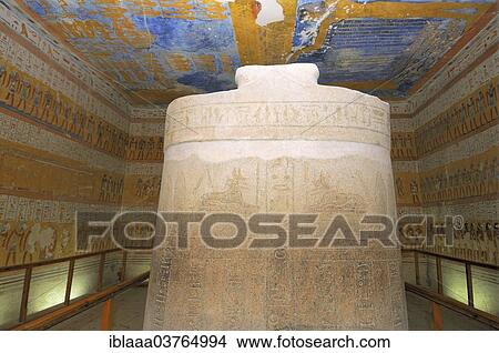 "Interior of Tomb KV3, burial site of an unnamed son of Ramesses III, East Valley of the Kings, Thebes, Luxor, Luxor Governorate, Egypt, Africa" View Large Photo Image Picture - "Interior of Tomb KV3, burial site of an unnamed son of Ramesses III, East Valley of the Kings, Thebes, Luxor, Luxor Governorate, Egypt, Africa". Fotosearch