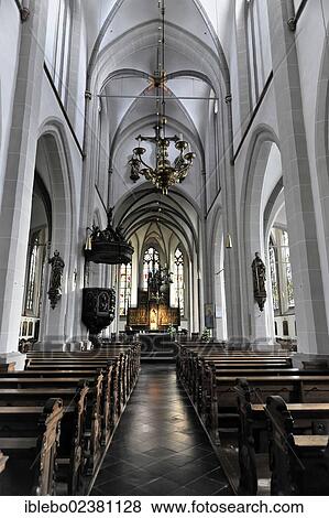 "Interior, Parish church of St. Peter, Rheinberg, North Rhine-Westphalia, Germany, Europe" View Large Photo Image Stock Photo - "Interior, Parish church of St. Peter, Rheinberg, North Rhine-Westphalia, Germany, Europe". Fotosearch