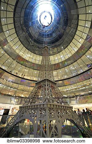 "Interior, Quartier Q207, Galeries Lafayette department store with a replica of the Eiffel Tower, architect Jean Nouvel, Friedrichstadt-Passagen arcades, Friedrichstadt, Berlin, Berlin, Germany, Europe" View Large Photo Image Stock Photo - "Interior, Quartier Q207, Galeries Lafayette department store with a replica of the Eiffel Tower, architect Jean Nouvel, Friedrichstadt-Passagen arcades, Friedrichstadt, Berlin, Berlin, Germany, Europe". Fotosearch