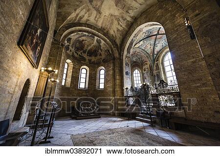 "Interior view, chancel, historical murals, St. George's Basilica, Prague Castle, Hradcany, Prague, Czech Republic, Europe" View Large Photo Image Stock Image - "Interior view, chancel, historical murals, St. George's Basilica, Prague Castle, Hradcany, Prague, Czech Republic, Europe". Fotosearch