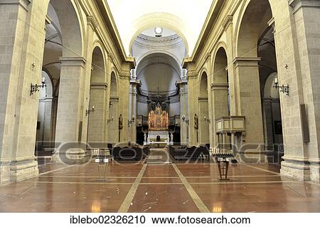 Stock Image - "Interior view, Duomo di Montepulciano cathedral, Cathedral of Santa Maria Assunta, Montepulciano, Tuscany, Italy, Europe". Fotosearch