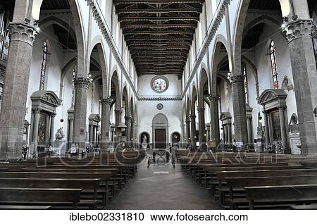 "Interior view, Franciscan church of Santa Croce, Piazza Santa Croce, Florence, Tuscany, Italy, Europe" View Large Photo Image Stock Image - "Interior view, Franciscan church of Santa Croce, Piazza Santa Croce, Florence, Tuscany, Italy, Europe". Fotosearch