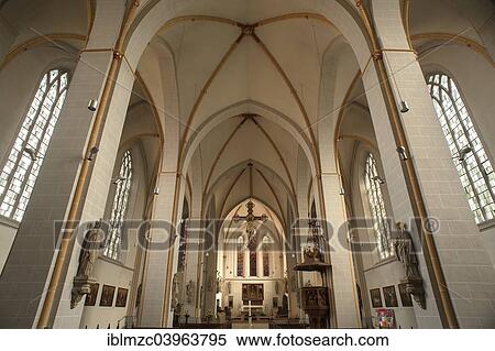 "Interior view of the choir with the monumental crucifix, the pulpit and the high altar of 1512, parish church of St. John, Osnabruck, Lower Saxony, Germany, Europe" View Large Photo Image Stock Photography - "Interior view of the choir with the monumental crucifix, the pulpit and the high altar of 1512, parish church of St. John, Osnabruck, Lower Saxony, Germany, Europe". Fotosearch