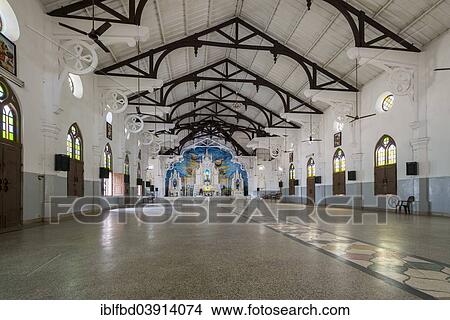 "Interior view, St Mary's Church, Vizhinjam, Kerala, India, Asia" View Large Photo Image Picture - "Interior view, St Mary's Church, Vizhinjam, Kerala, India, Asia". Fotosearch