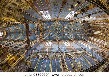 "Interior view, vaulted ceilings, gothic St. Mary's Basilica, Stare Miasto old town, Krakow, Lesser Poland Voivodeship, Poland, Europe" View Large Photo Image Picture - "Interior view, vaulted ceilings, gothic St. Mary's Basilica, Stare Miasto old town, Krakow, Lesser Poland Voivodeship, Poland, Europe". Fotosearch