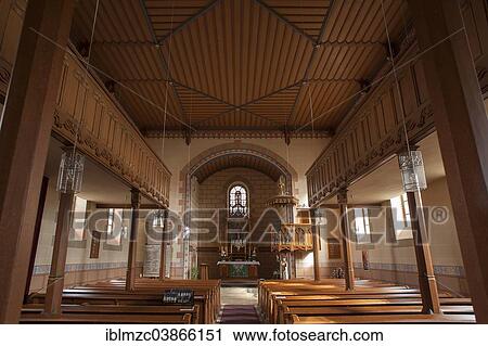 "Interior with altar, neo-Gothic St. Catherine's Church, 1860, Thuisbrunn, Grafenberg, Bavaria, Germany, Europe" View Large Photo Image Stock Image - "Interior with altar, neo-Gothic St. Catherine's Church, 1860, Thuisbrunn, Grafenberg, Bavaria, Germany, Europe". Fotosearch