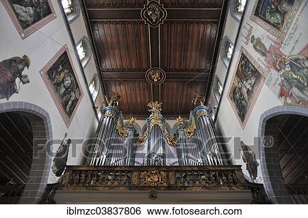 "Interior with organ loft, St. Stephen's Church, Konstanz, Baden-Wurttemberg, Germany, Europe" View Large Photo Image Stock Photograph - "Interior with organ loft, St. Stephen's Church, Konstanz, Baden-Wurttemberg, Germany, Europe". Fotosearch