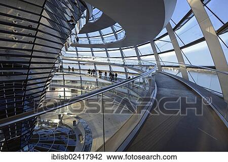 Interior with the mirrored central column of the dome of the Reichstag building, architect Sir Norman Foster, Berlin, Germany, Europe View Large Photo Image Stock Image - Interior with the mirrored central column of the dome of the Reichstag building, architect Sir Norman Foster, Berlin, Germany, Europe. Fotosearch