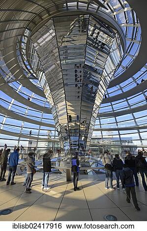 Interior with the mirrored central column of the dome of the Reichstag building, architect Sir Norman Foster, Berlin, Germany, Europe View Large Photo Image Stock Photograph - Interior with the mirrored central column of the dome of the Reichstag building, architect Sir Norman Foster, Berlin, Germany, Europe. Fotosearch