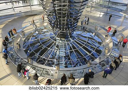 "Interior with the mirrored central column of the dome of the Reichstag building, architect Sir Norman Foster, Berlin, Germany, Europe" View Large Photo Image Stock Photography - "Interior with the mirrored central column of the dome of the Reichstag building, architect Sir Norman Foster, Berlin, Germany, Europe". Fotosearch