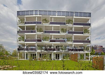 "International Building Exhibition, IBA Hamburg, """"Smart is Green"""" building, Wilhelmsburg, Hamburg, Hamburg, Germany, Europe" View Large Photo Image Picture - "International Building Exhibition, IBA Hamburg, """"Smart is Green"""" building, Wilhelmsburg, Hamburg, Hamburg, Germany, Europe". Fotosearch