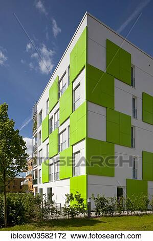 "International Building Exhibition, IBA Hamburg, """"Smart is Green"""" building, Wilhelmsburg, Hamburg, Hamburg, Germany, Europe" View Large Photo Image Stock Image - "International Building Exhibition, IBA Hamburg, """"Smart is Green"""" building, Wilhelmsburg, Hamburg, Hamburg, Germany, Europe". Fotosearch