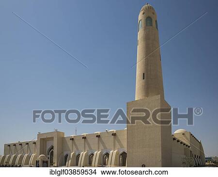 "International Mosque, Doha, Qatar, United Arab Emirates, Asia" View Large Photo Image Picture - "International Mosque, Doha, Qatar, United Arab Emirates, Asia". Fotosearch