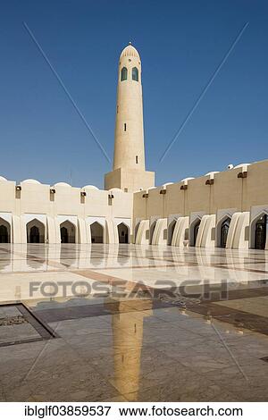 "International Mosque, Doha, Qatar, United Arab Emirates, Asia" View Large Photo Image Stock Photo - "International Mosque, Doha, Qatar, United Arab Emirates, Asia". Fotosearch