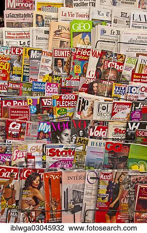 "International press, newsstand with newspapers and magazines, Marrakesh, Provinz Marrakesch, Morocco, Africa" View Large Photo Image Stock Image - "International press, newsstand with newspapers and magazines, Marrakesh, Provinz Marrakesch, Morocco, Africa". Fotosearch