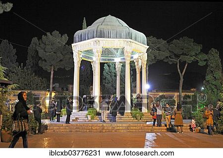 "Iranian pilgrims at the mausoleum of the famous Persian poet Khwaja Samsu d-Din Muhammad Hafez-e Sirazi, Shiraz, Fars Province, Persia, Iran, Asia" View Large Photo Image Stock Image - "Iranian pilgrims at the mausoleum of the famous Persian poet Khwaja Samsu d-Din Muhammad Hafez-e Sirazi, Shiraz, Fars Province, Persia, Iran, Asia". Fotosearch