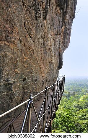 "Iron nridge on the steep face of the Lion Rock, Sigiriya, UNESCO World Heritage Site, Sigiriya, Central Province, Sri Lanka, Asia" View Large Photo Image Stock Image - "Iron nridge on the steep face of the Lion Rock, Sigiriya, UNESCO World Heritage Site, Sigiriya, Central Province, Sri Lanka, Asia". Fotosearch