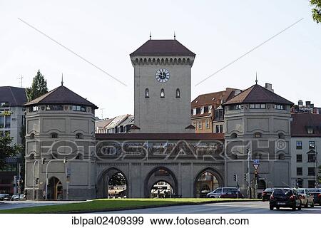 "Isar Gate, historic town centre, Munich, Bavaria, Germany, Europe" View Large Photo Image Stock Photo - "Isar Gate, historic town centre, Munich, Bavaria, Germany, Europe". Fotosearch