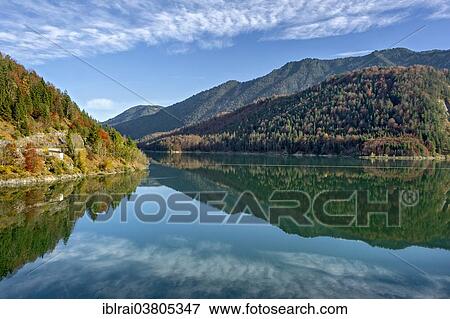"Isar river dammed at Sylvenstein Dam, Isar Valley at Isarwinkel, Upper Bavaria, Bavaria, Germany, Europe" View Large Photo Image Stock Photo - "Isar river dammed at Sylvenstein Dam, Isar Valley at Isarwinkel, Upper Bavaria, Bavaria, Germany, Europe". Fotosearch