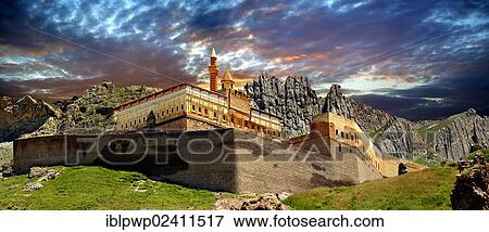 "Ishak Pasha Palace, 18th century Ottoman architecture, eastern Turkey" View Large Photo Image Stock Photo - "Ishak Pasha Palace, 18th century Ottoman architecture, eastern Turkey". Fotosearch