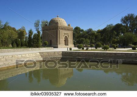 Stock Photo - "Ismail Samani Mausoleum, Samanid Mausoleum, Bukhara, Uzbekistan, Asia". Fotosearch