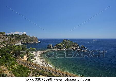 Stock Photograph - "Isola Bella, Taormina, Province of Messina, Sicily, Italy, Europe". Fotosearch