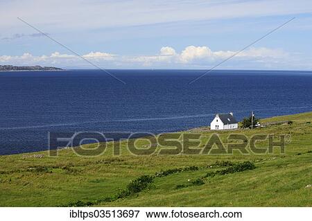 "Isolated farmhouse on the Atlantic coast, Isle of Skye, Inner Hebrides, Scotland, United Kingdom, Europe" View Large Photo Image Stock Photo - "Isolated farmhouse on the Atlantic coast, Isle of Skye, Inner Hebrides, Scotland, United Kingdom, Europe". Fotosearch