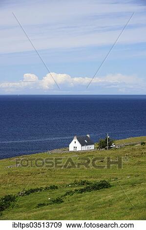 "Isolated farmhouse on the Atlantic coast, Isle of Skye, Inner Hebrides, Scotland, United Kingdom, Europe" View Large Photo Image Stock Photo - "Isolated farmhouse on the Atlantic coast, Isle of Skye, Inner Hebrides, Scotland, United Kingdom, Europe". Fotosearch