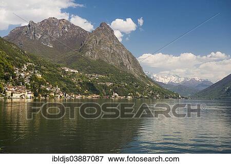 "Italian eastern part of the lake, Lake Lugano, Lago di Lugano, Como Province, Lombardy, Italy, Europe" View Large Photo Image Stock Photo - "Italian eastern part of the lake, Lake Lugano, Lago di Lugano, Como Province, Lombardy, Italy, Europe". Fotosearch