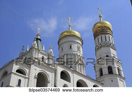 "Ivan the Great Bell Tower in the Kremlin, Moskau, Russia, Europe" View Large Photo Image Stock Photo - "Ivan the Great Bell Tower in the Kremlin, Moskau, Russia, Europe". Fotosearch
