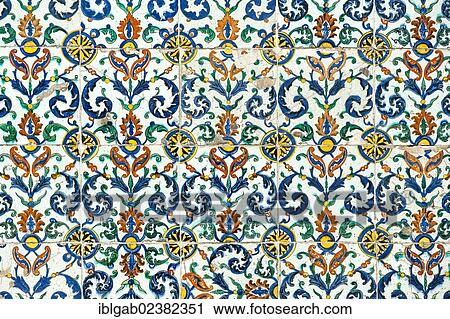 "Iznik tiles in the courtyard of the Queen Mother, Harem of the Topkapi Palace, Unesco World Heritage Site, Istanbul, Turkey, Asia" View Large Photo Image Stock Image - "Iznik tiles in the courtyard of the Queen Mother, Harem of the Topkapi Palace, Unesco World Heritage Site, Istanbul, Turkey, Asia". Fotosearch