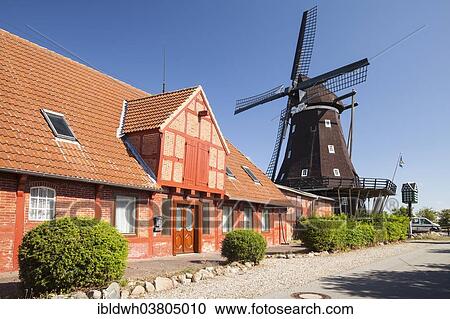 "Jachen Flunk"""", old windmill, Windmill Museum, Lemkenhafen, Fehmarn, Schleswig-Holstein, Germany, Europe" View Large Photo Image Stock Image - "Jachen Flunk"""", old windmill, Windmill Museum, Lemkenhafen, Fehmarn, Schleswig-Holstein, Germany, Europe". Fotosearch