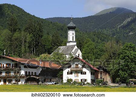 "Jachenau with the Parish Church of St. Nikolaus, Isarwinkel region, Upper Bavaria, Bavaria, Germany, Europe" View Large Photo Image Stock Image - "Jachenau with the Parish Church of St. Nikolaus, Isarwinkel region, Upper Bavaria, Bavaria, Germany, Europe". Fotosearch