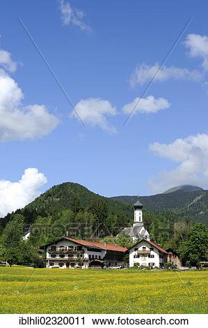 "Jachenau with the Parish Church of St. Nikolaus, Isarwinkel region, Upper Bavaria, Bavaria, Germany, Europe" View Large Photo Image Stock Image - "Jachenau with the Parish Church of St. Nikolaus, Isarwinkel region, Upper Bavaria, Bavaria, Germany, Europe". Fotosearch