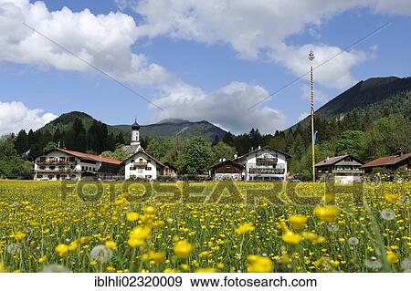 "Jachenau with the Parish Church of St. Nikolaus, Isarwinkel region, Upper Bavaria, Bavaria, Germany, Europe" View Large Photo Image Stock Photo - "Jachenau with the Parish Church of St. Nikolaus, Isarwinkel region, Upper Bavaria, Bavaria, Germany, Europe". Fotosearch