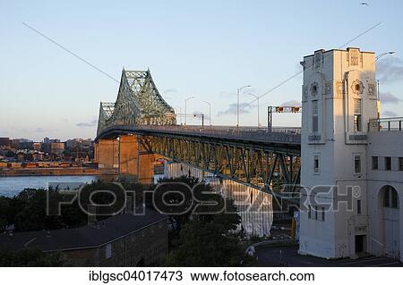Stock Image - "Jacques Cartier Bridge, Montreal, Quebec Province, Canada, North America". Fotosearch