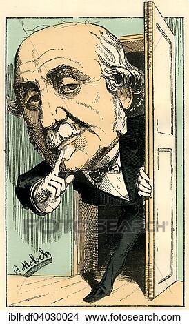 "Jacques-Victor-Albert, 4th duc de Broglie, a French monarchist politician, political caricature, 1882, by Alphonse Hector Colomb pseudonym B. Moloch, a French caricaturist" View Large Photo Image Picture - "Jacques-Victor-Albert, 4th duc de Broglie, a French monarchist politician, political caricature, 1882, by Alphonse Hector Colomb pseudonym B. Moloch, a French caricaturist". Fotosearch