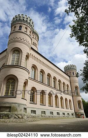 Stock Image - Jagdschloss Granitz hunting lodge, Ruegen Island, Mecklenburg-Western Pomerania, Germany, Europe. Fotosearch
