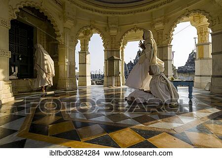 "Jain nuns praying in a temple, Palitana temples, Mount Shatrunjaya, Palitana, Gujarat, India, Asia" View Large Photo Image Picture - "Jain nuns praying in a temple, Palitana temples, Mount Shatrunjaya, Palitana, Gujarat, India, Asia". Fotosearch