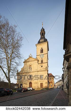 Stock Photo - "Jakobskirche, St James's Church, Bamberg, Upper Franconia, Bavaria, Germany, Europe". Fotosearch