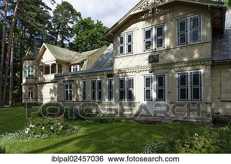 "Janis Rainis Museum, wooden house, villa, Jana Plieksana iela 5, Jurmala, Latvia, Baltic states, Europe" View Large Photo Image Stock Photograph - "Janis Rainis Museum, wooden house, villa, Jana Plieksana iela 5, Jurmala, Latvia, Baltic states, Europe". Fotosearch
