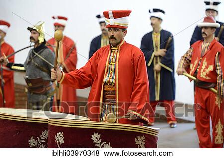 Stock Photo - "Janissary military band, Askeri Muse, Istanbul Military Museum, Istanbul, Turkey, Asia". Fotosearch
